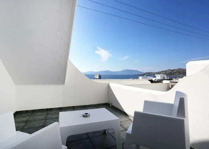 毛弗拉一室公寓酒店 3* Mykonos Town